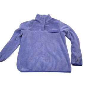 Jachs Cabin Fleece Pullover Womens Medium Sweatshirt Lavender Gorpcore Cozy